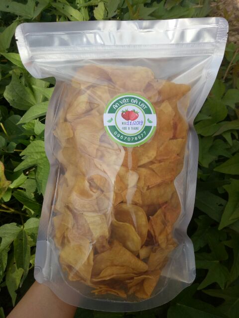 Khoai lang vàng sấy mật ong,khoai sấy hành Đà Lạt gói 500gr