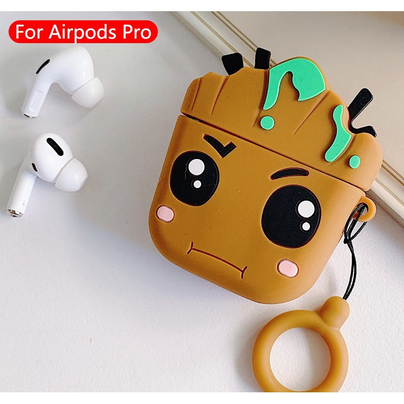 (Đẹp) Vỏ airpod pro silicon bọc bảo vệ tai nghe không dây hình thù ngộ nghĩnh