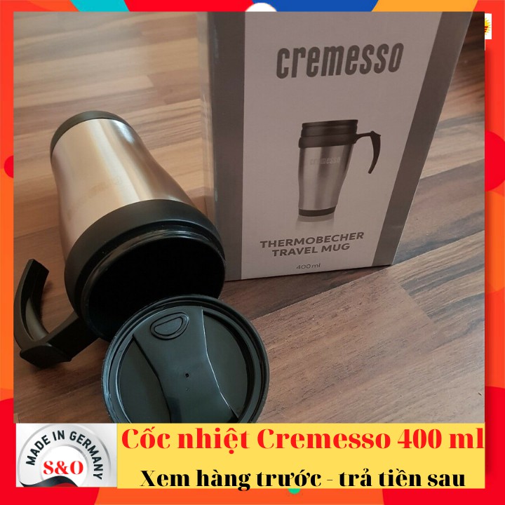 Cốc giữ nhiệt bằng thép không rỉ  Cremesso Thụy Sĩ