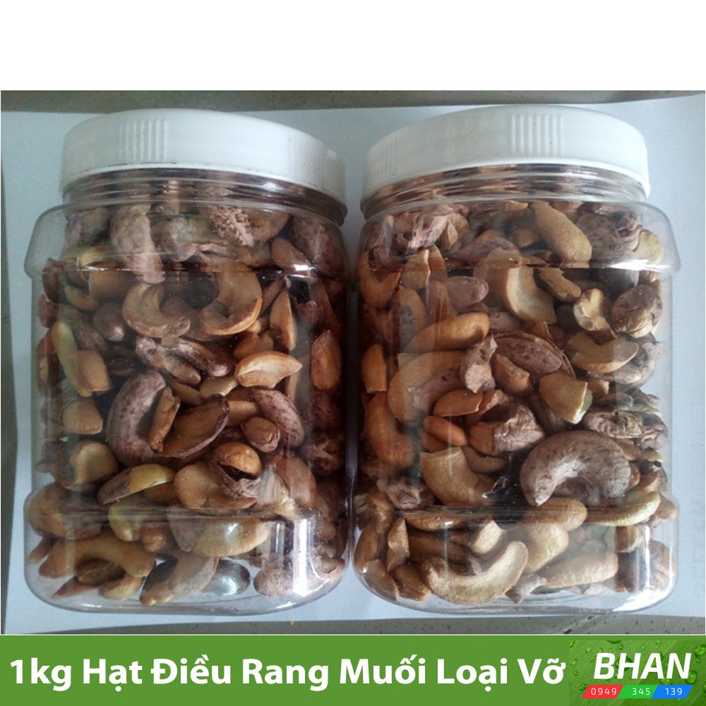 Hạt Điều Rang Muối An Nhiên Loại Vỡ 1kg ( 2 hộp 500g) | BigBuy360 - bigbuy360.vn