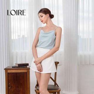 Áo Lụa 2 Dây Lụa Cao Cấp Loirechic LAL02 -2 Thiết Kế Cổ Đổ
