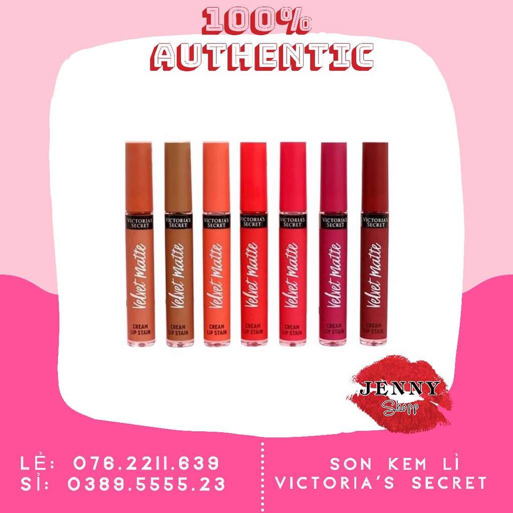 SON KEM LÌ VICTORIA'S SECRET VELVET MATTE CREAM LIP STAIN