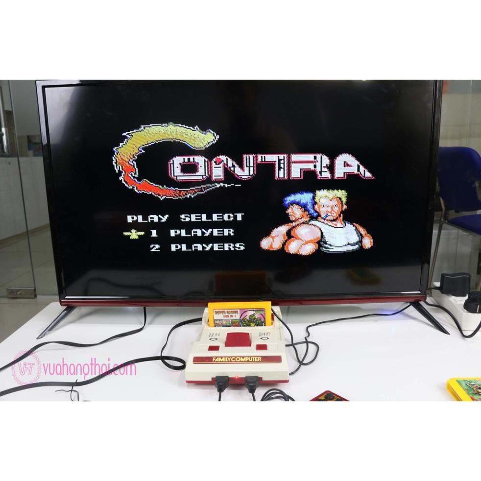 Băng máy chơi game 4 nút 600 Game không trùng - game huyền thoại Contra, Super Mario, Natra cứu mẹ ,xe zeep, Xe Tăng