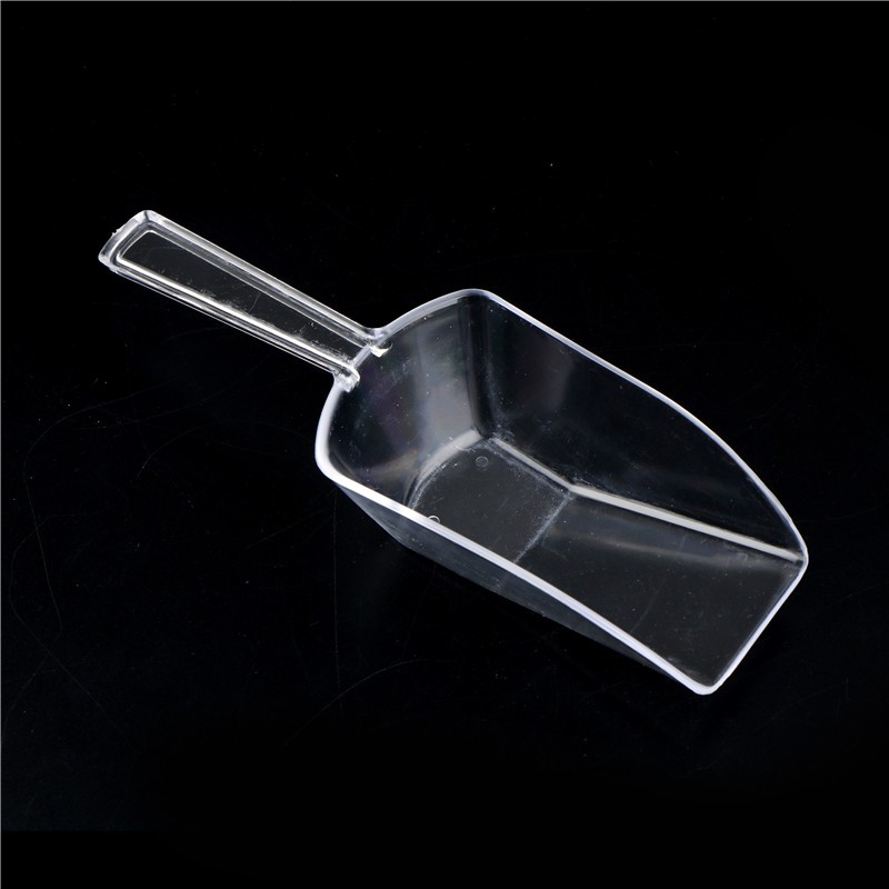 Set 3 Muỗng Múc Đá Bằng Nhựa Trong Suốt Tiện Dụng