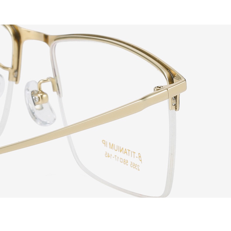 Hevia Mắt Kính Gọng Titan Siêu Nhẹ Thoải Mái pt078