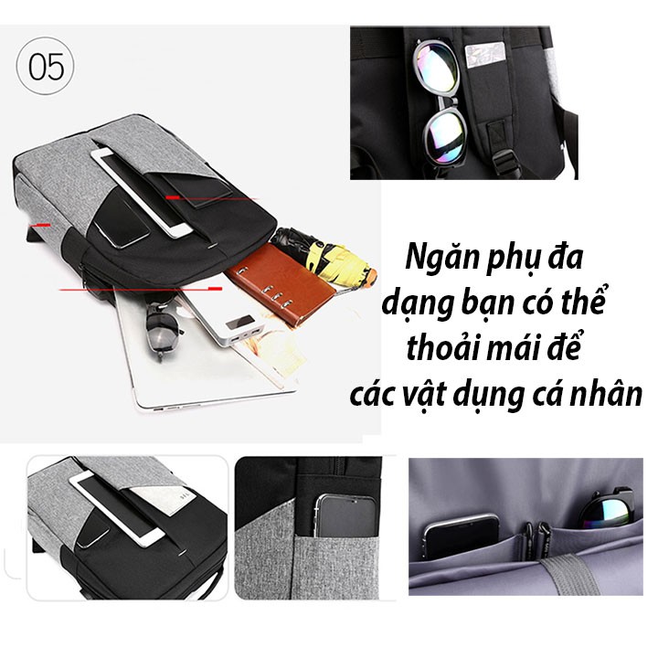 Balo Laptop Balo Nam Nữ Thời Trang Năng Động Cá Tính BL12