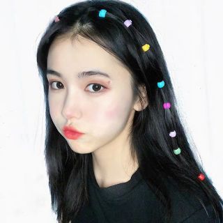 Set 5 kẹp tóc tròn nhí xinh xắn