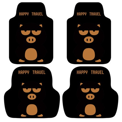 THẢM LÓT SÀN XE HƠI HÌNH GẤU BROWN LINE FRIEND DỄ THƯƠNG