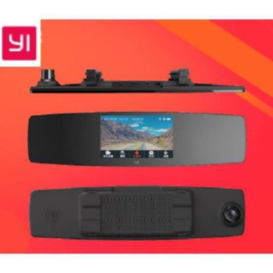 Camera hành trình trước sau kiêm cam lùi Xiaomi Yi Mirror BẢN NỘI ĐỊA BẢO HÀNH 1 NĂM kèm thẻ nhớ class 10 tốc độc cao