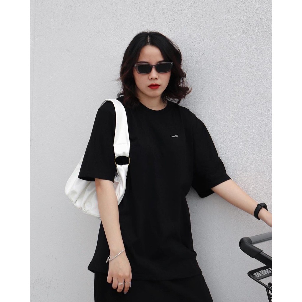 Áo thun basic BLACKDOKI-Heartbreak , áo phông cotton cao cấp dày dặn dáng rộng tay lỡ M18