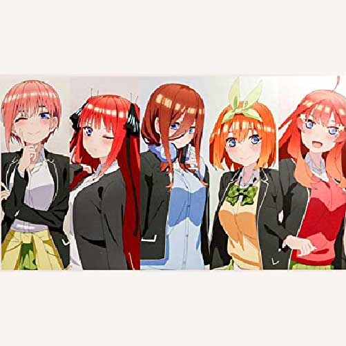 Sách - Postcard Book Nhà Có 5 Nàng Dâu Cực Xinh Chính Hãng Từ Nhật - MM GO TOUBUN NO HANAYOME POSUTOKADOBUKKU