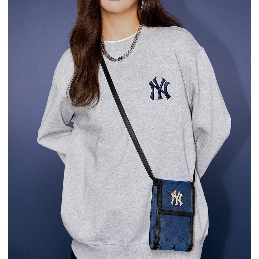 Túi Đeo Chéo Mini MLB Boston  Monogram Diamond Jacquard Cell Phone Cross Bag Red Sox 3ACRH011N-43BGD