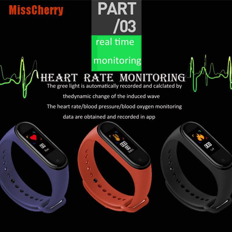 Đồng Hồ Thông Minh M4 M Band 4 Chống Thấm Nước Kèm Phụ Kiện