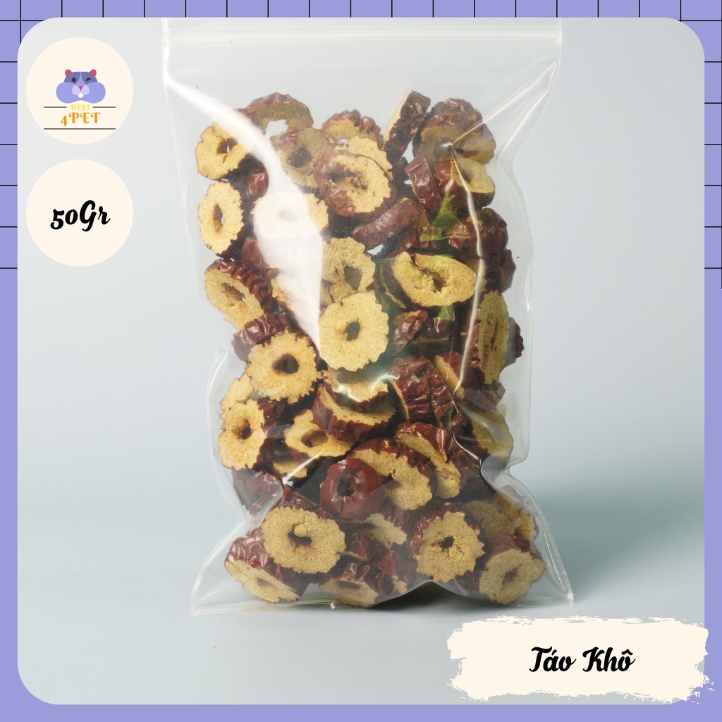 Táo Đỏ Khô cho Hamster