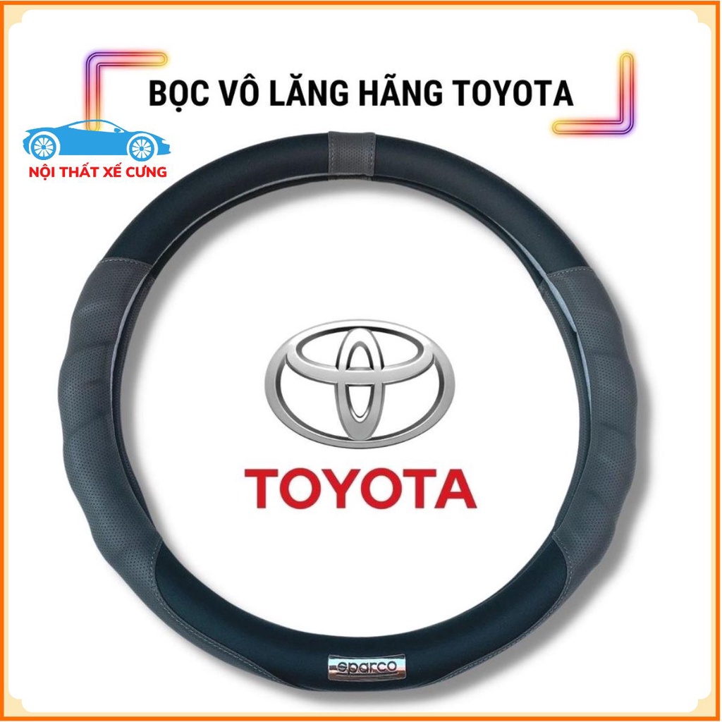 Bọc vô lăng TOYOTA Vios, Innova, Fortuner, Camry, Altis, Yaris, Land Cruise, Hilux, Avalon, Avanza, Rush