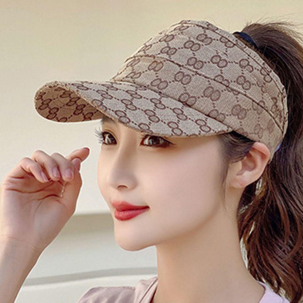 DARNELL Mũ Lưỡi Trai Thể Thao Chống Nắng Màu Sắc Đơn Giản Cho Nữ