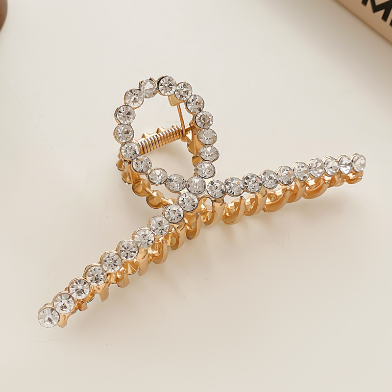 Kẹp tóc màu vàng đính ngọc trai giả thời trang sang trọng phong cách hàn quốc cho nữ