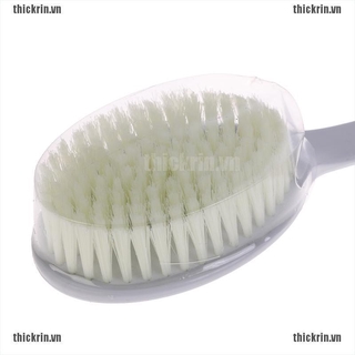 <Hot~new>Exfoliating Scrub Bath Brush Back Body Bath Sponge Scrubber Brushes With Handle