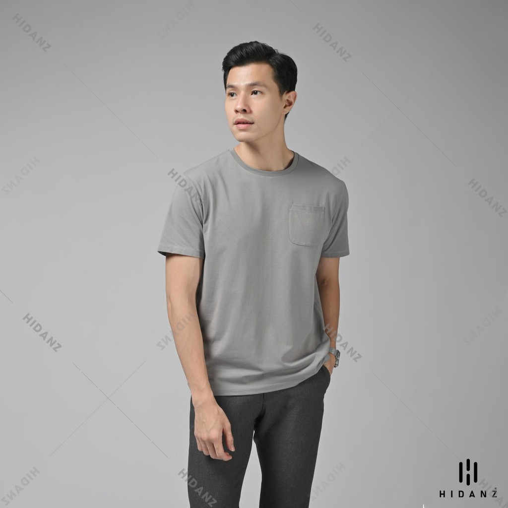 Áo thun trơn nam có túi basic tee HIDANZ chất vải 100% Cotton sang trọng - thoáng mát - co giãn - không xù - TCT01 | BigBuy360 - bigbuy360.vn