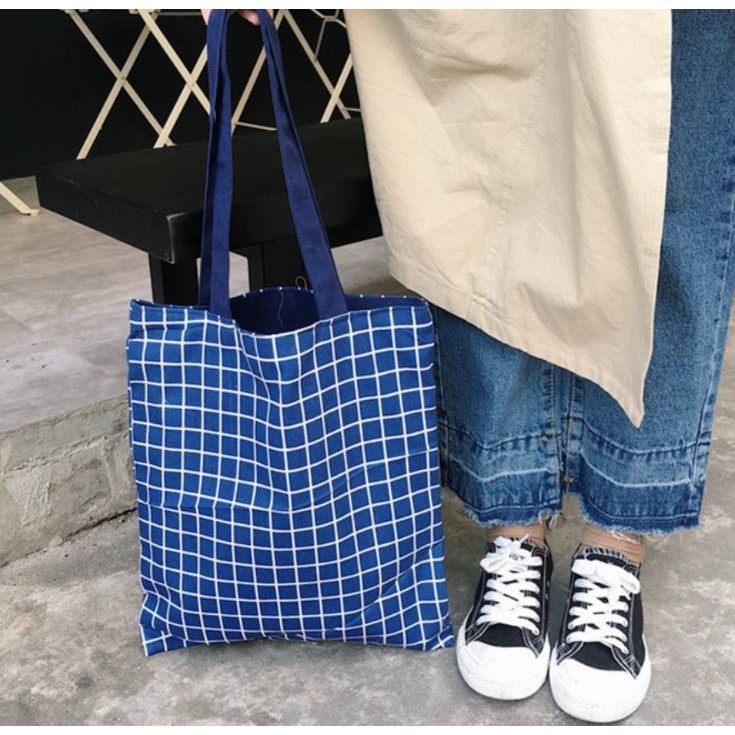 túi tote living  2 mặt phong cách ULZZANG