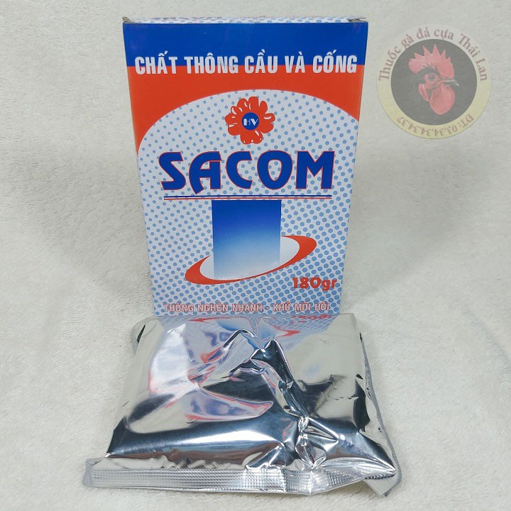 {SACOM} - bột thông cầu , cống - 1 hộp / 180gr