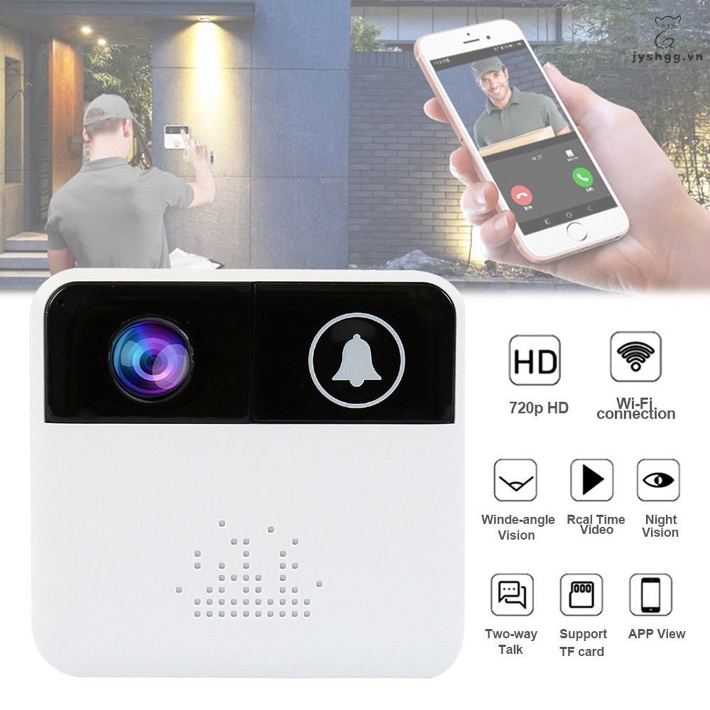 Wireless WiFi Smart Remote Video Door Camera Phone Doorbell Intercom IR Security Bell