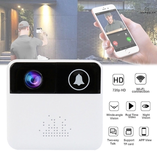 Wireless WiFi Smart Remote Video Door Camera Phone Doorbell Intercom IR Security Bell