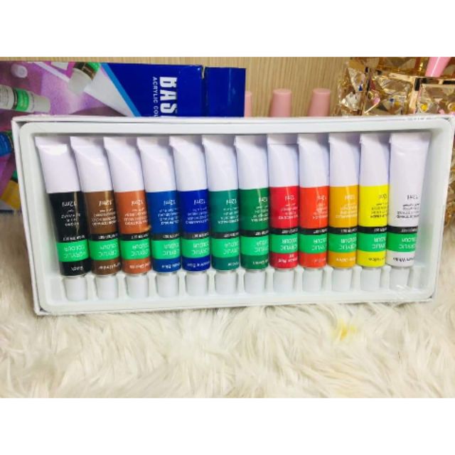 Set bột cọ bản(12 màu)