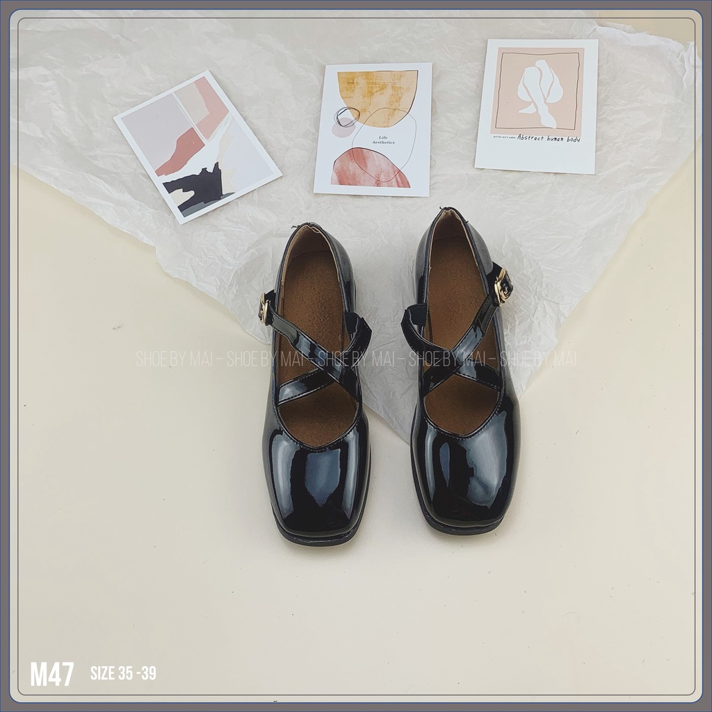 Giày búp bê quai đan đéo M47 SHOESBYMAI