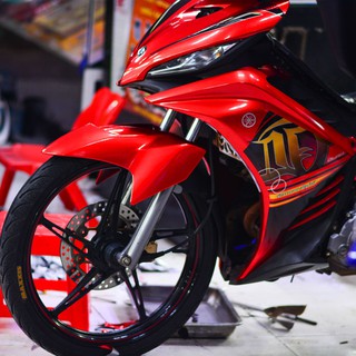 Decal Tem Xe Exciter 135 Đỏ Simple