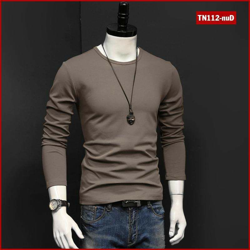 Áo thun nam tay dài TN112 form hàn cực đẹp | BigBuy360 - bigbuy360.vn