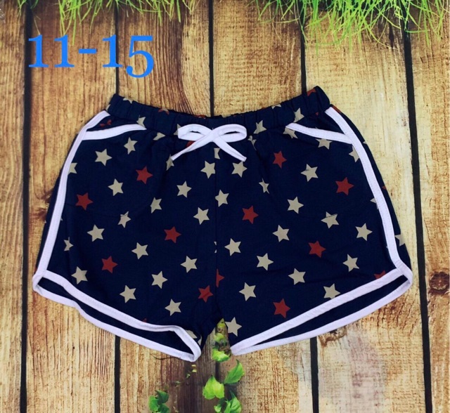 QUẦN ĐÙI BÉ GÁI THUN COTTON 4 CHIỀU ĐẸP SIZE ĐẠI