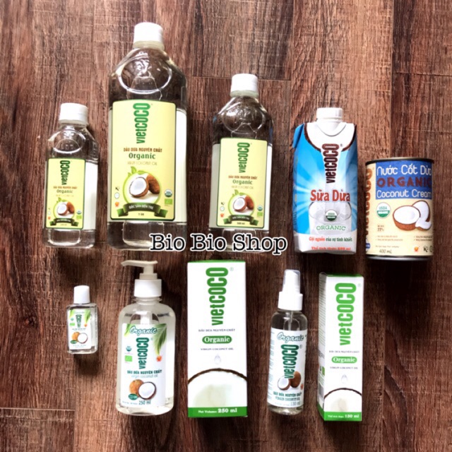 Dầu dừa hữu cơ ép lạnh Vietcoco - dầu dừa thơm ngon số 1 Việt Nam - sạch đạt chuẩn châu Âu | BigBuy360 - bigbuy360.vn