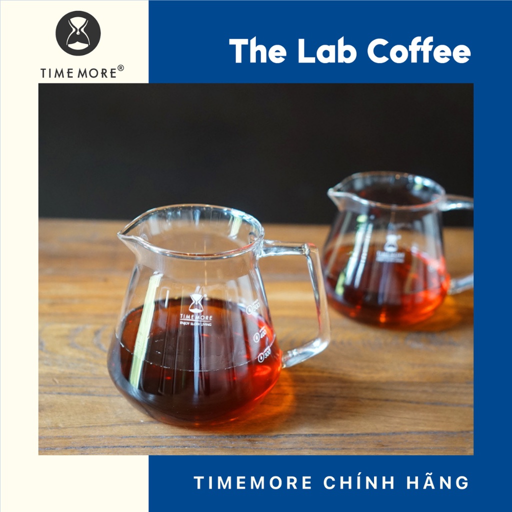 Bình thuỷ tinh phục vụ cà phê Timemore