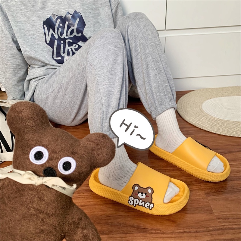 JY409-C3  - Dép bánh mì đế dày hàng QC giá hạt dẻ