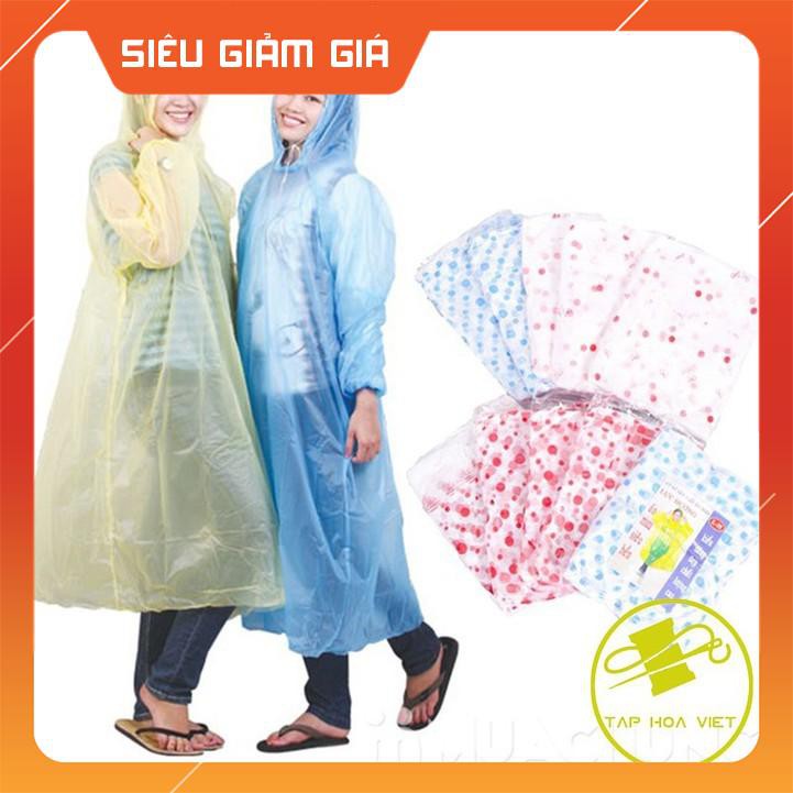 Áo mưa dùng 1 lần, áo mưa nilong