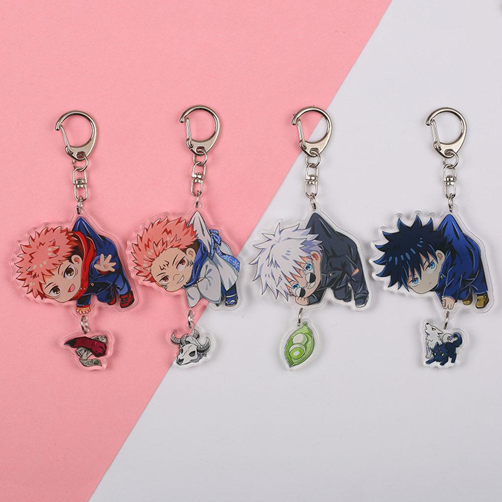 Móc Khóa Nhân Vật CLEOES Jujutsu Kaisen Bằng Acrylic Phiên Bản Q Jujutsu Kaisen Anime Scultures Hot Blood