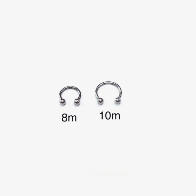 KHUYÊN CƠ BẢN - Khuyên Thép Y Tế Không Gỉ - Khuyên Xỏ Cơ Bản - Đeo tai, septum, môi, lông mày..