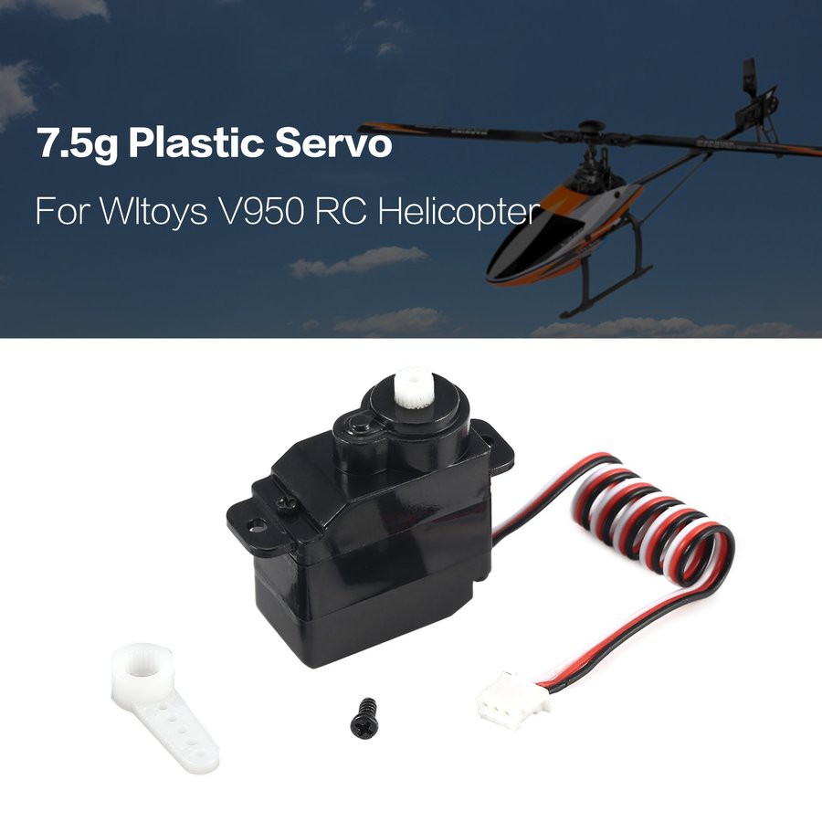 Động cơ servo cho máy bay điều khiển Wltoys V950 Servo bằng nhựa 7.5g