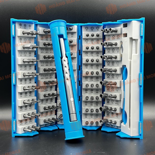 Bộ tô vít Sunshine 128 in 1 mở full các dòng điện thoại, máy tính trên thị trường