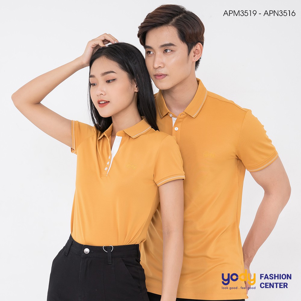 Áo thun nữ YODY áo phông polo cao cấp chất thun mềm kháng khuẩn yody fashion APN3516 | BigBuy360 - bigbuy360.vn