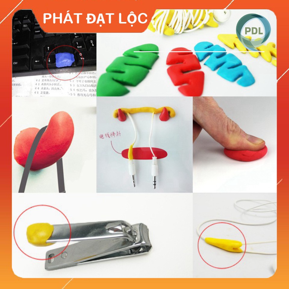 Đất Sét Cao Su Kỳ Diệu Sugru V-tie- Phát Đat Lộc Siêu Kết Dính Đồ Vật