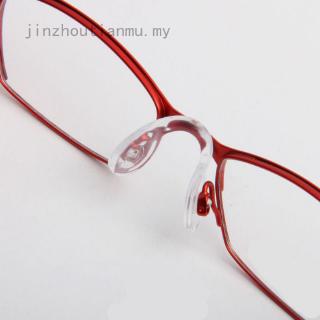 1 miếng đệm mũi bằng silicon mềm trong suốt chống rơi cho mắt kính
