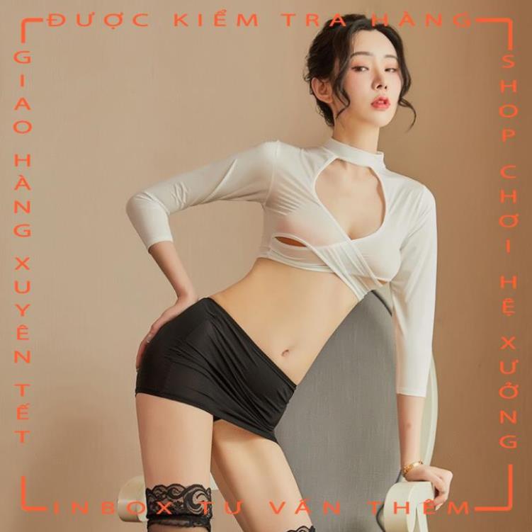 Cosplay cô nàng thư ký gợi cảm hở ngực bộ đồ ngủ sexy 1012  - hot tiktok | BigBuy360 - bigbuy360.vn