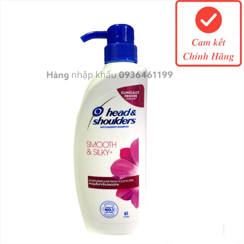 Dầu gội Đầu Siêu mượt head and shoulder  400ml Thái Lan