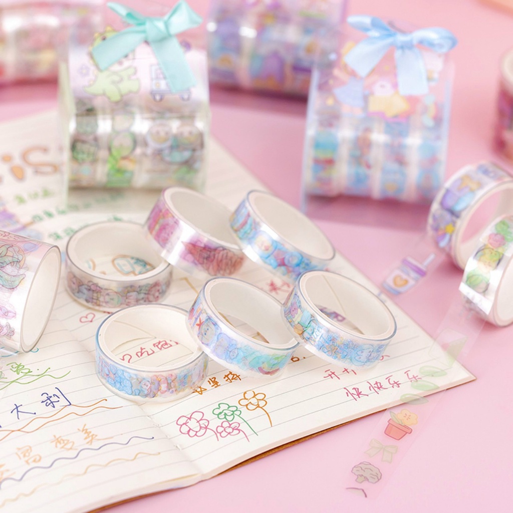 Hộp washi trong thắt nơ siêu xinh