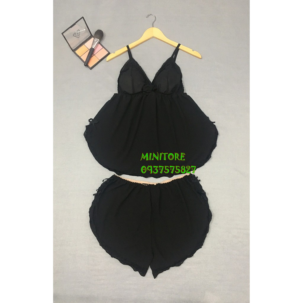 [SIZE 60-90KG] ĐỒ NGỦ VOAN CÁT DỄ THƯƠNG SIZE LỚN CÓ MÚT, ĐỒ CỠ LỚN XƯỞNG NHÀ MAY BAO ĐẸP, TÀ TRÒN | BigBuy360 - bigbuy360.vn