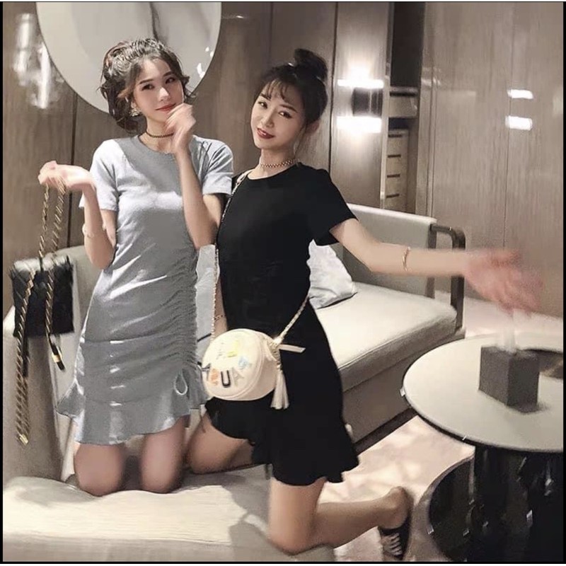 Sỉ Váy Cotton Đuôi Cá Rút Eo Sang Chảnh | BigBuy360 - bigbuy360.vn