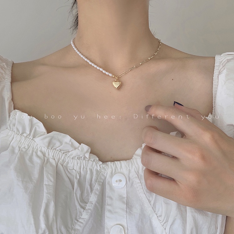 Dây Chuyền Mặt Trái Tim 52973 Thời Trang Đơn Giản