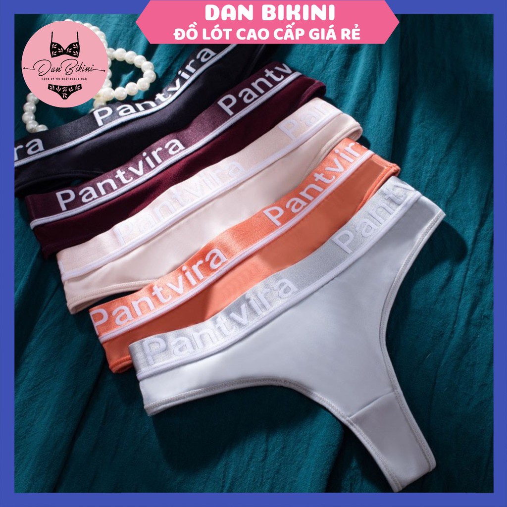 Quần Lót Nữ Lọt Khe - Quần lọt khe Nữ thiết kế viền chữ các tính mã 5043